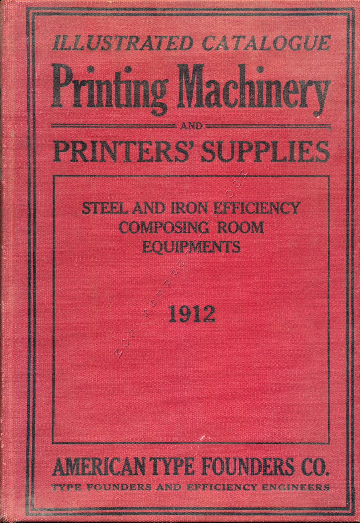 American Type Founders
                              Company-Printing Equipment