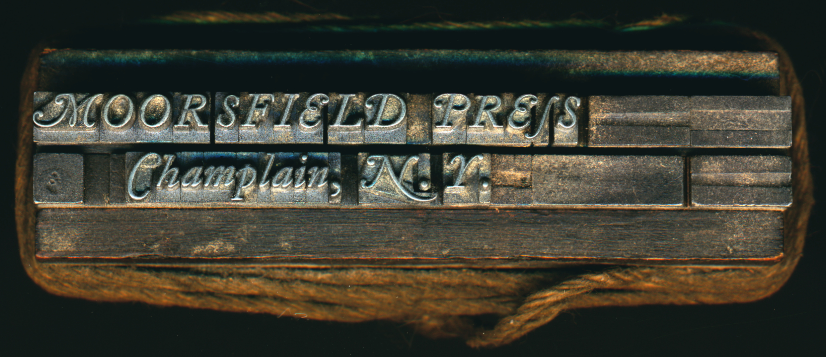 moorsfield press name typeset full