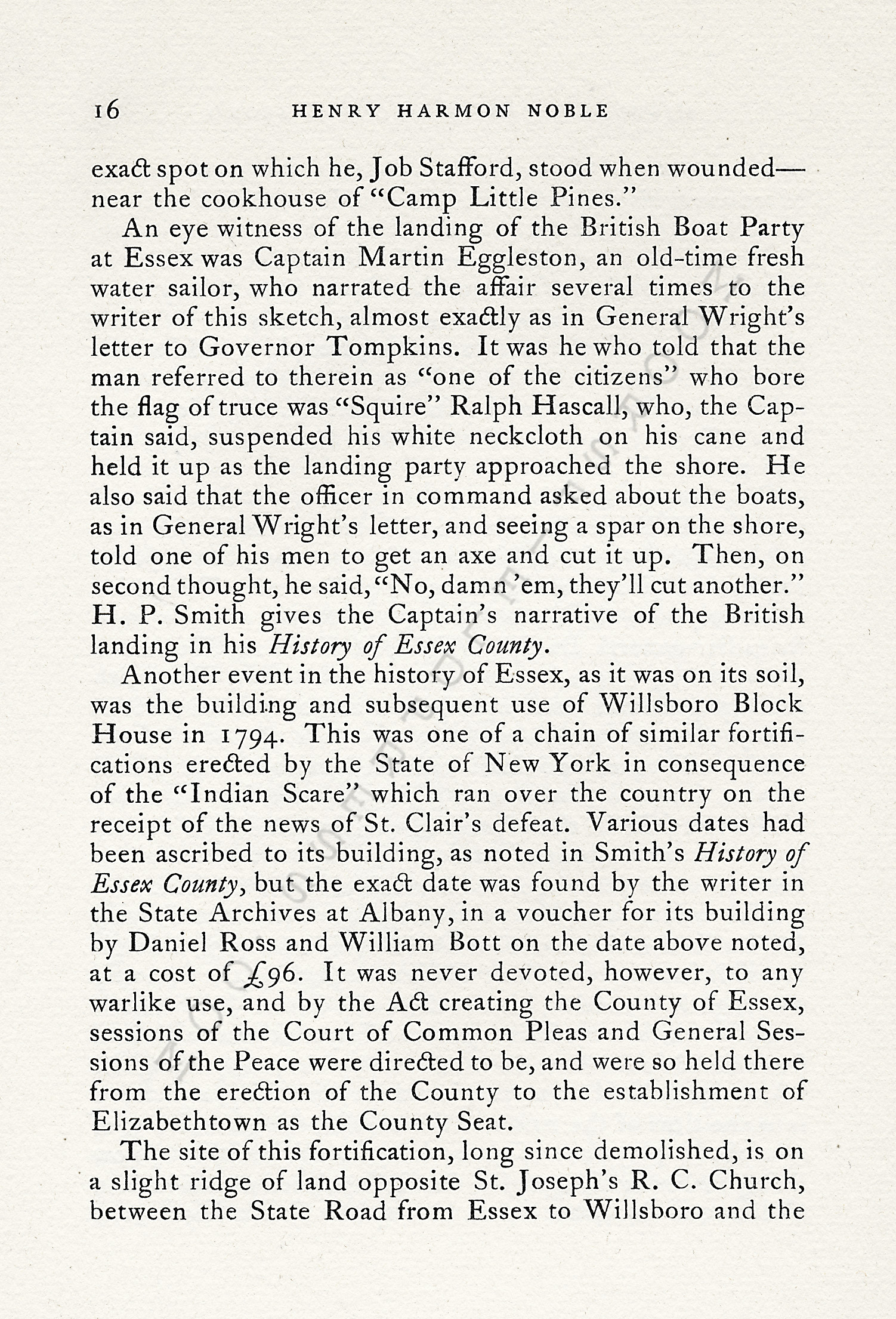 A sketch of
                      the history of the town of essex new york