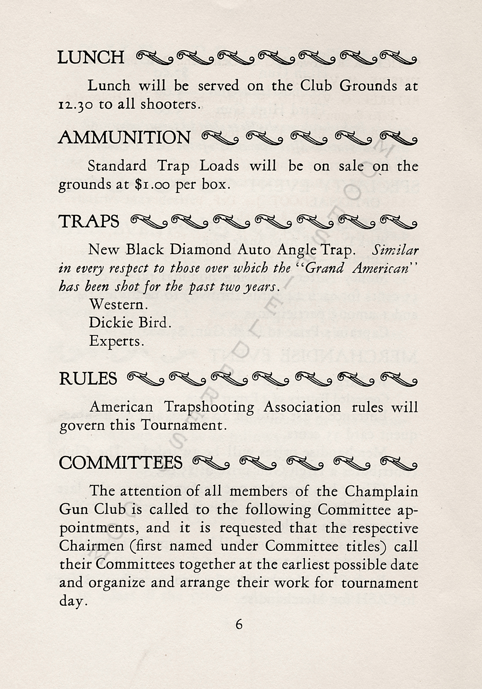 Champlain
                      Gun Club 1925
