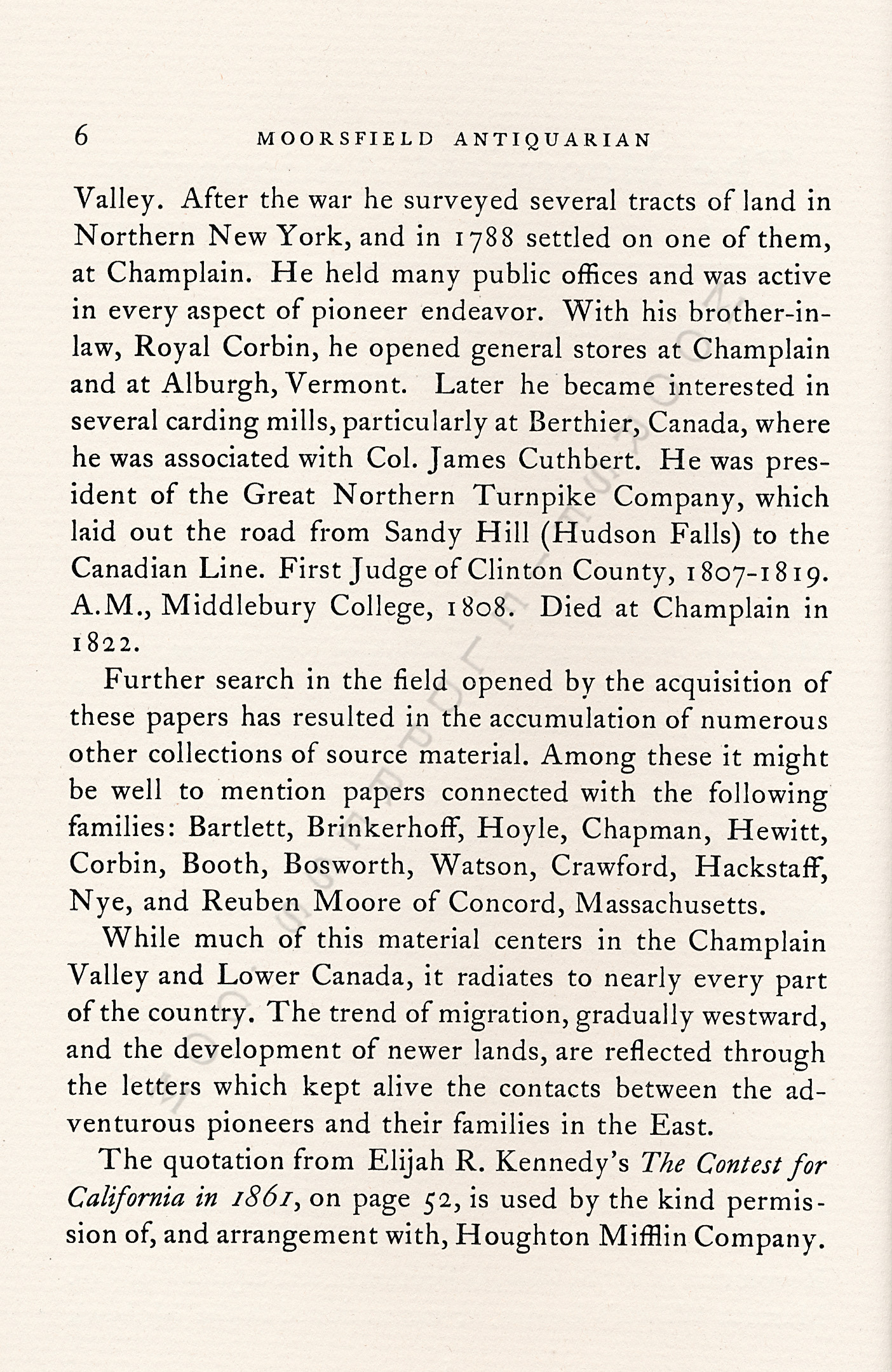 Editorial
                      Foreward by Hugh McLellan 1937