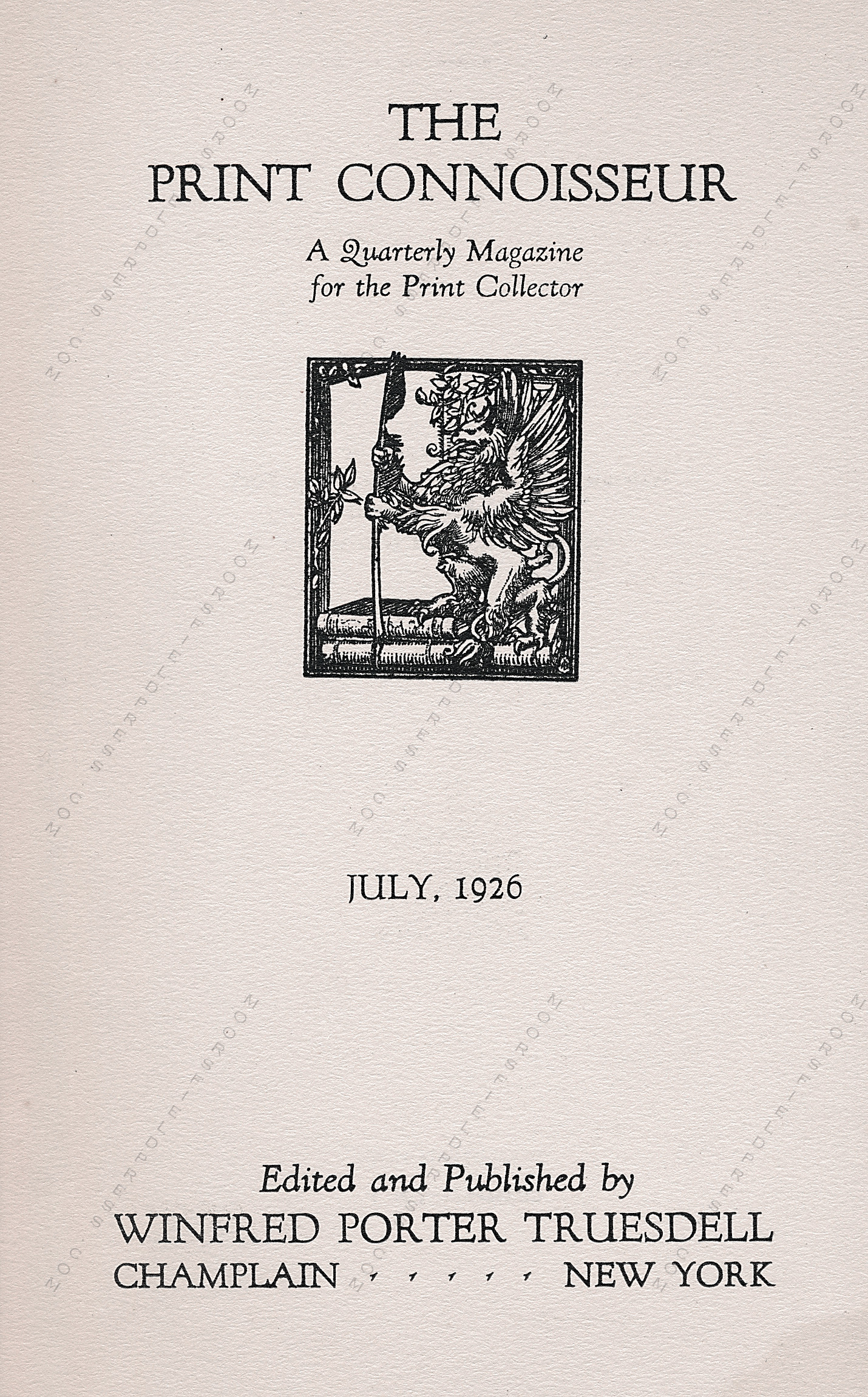 Winfred
                      Porter Truesdell and his Printed Books by the
                      Troutsdale Press: Checklist of Prints of Col.
                      Elmer E. Ellsworth